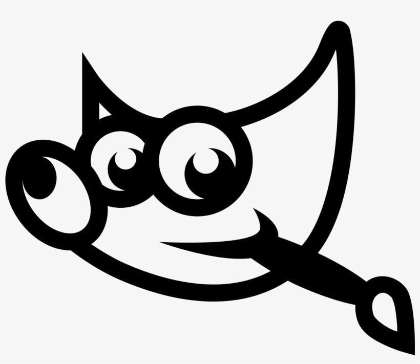 GIMP Logo - Gimp Icon Free Download At Icons8 - Gimp Logo Black And White PNG ...