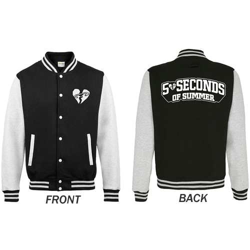 5 Seconds of Summer Logo - Backstreetmerch. Collegiate Logo (Varsity Jacket)