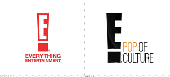Maroon Entertainment Logo - Brand New: E! Entertainment