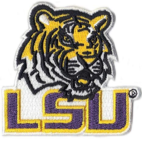 LSU Official Logo - Amazon.com : Official Louisiana State 'LSU' with Tiger NCCA College ...