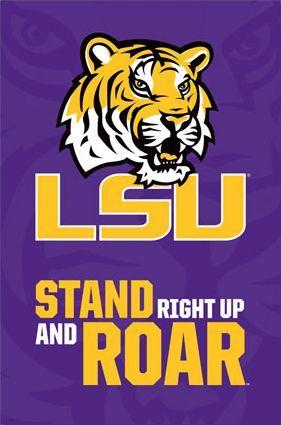LSU Official Logo - Louisiana State University Tigers 