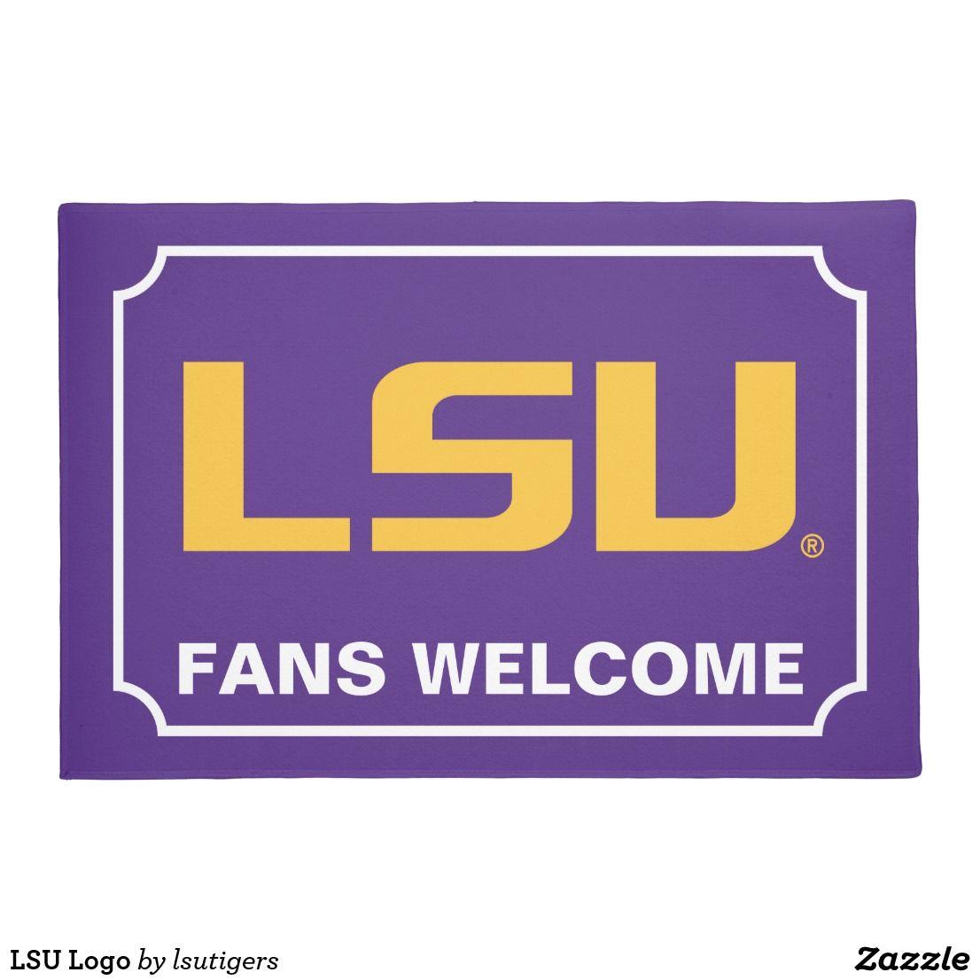 LSU Official Logo - LSU Logo Doormat | Lsu | Lsu, Lsu tigers, Louisiana state university