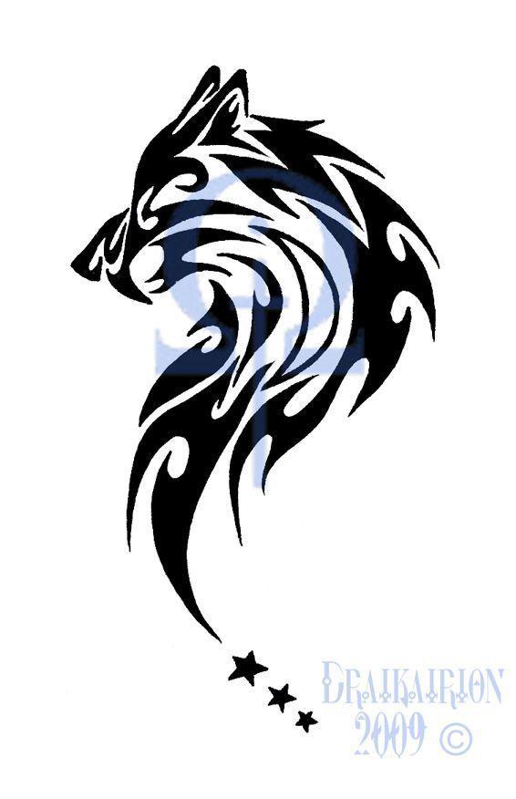 Tribal Dog Logo - rainbow tribal dog tattoo on shoulder - Google Search | chong ...