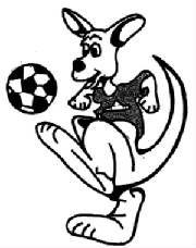 Kangaroo Soccer Logo - 