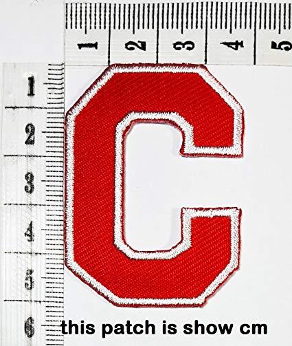 Red Letter C Logo - Amazon.com: Red letter C patch logo Sew On Patch Clothes Bag T-Shirt ...