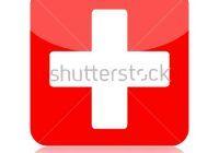 Square White with Red Cross Logo - Lovely White Cross Red Background Logo Red Square with White Cross ...