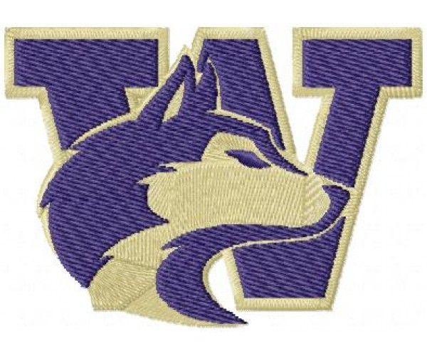 Washington Logo - University of Washington Huskies logo machine embroidery design