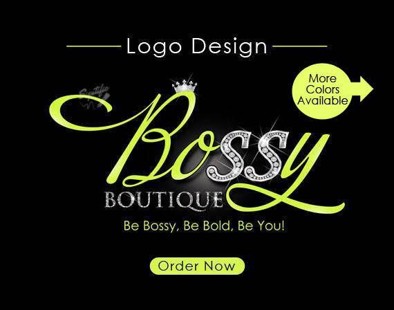 Bling Logo - Custom Boutique Logo Diamond Bling Logo Small Business Logo | Etsy