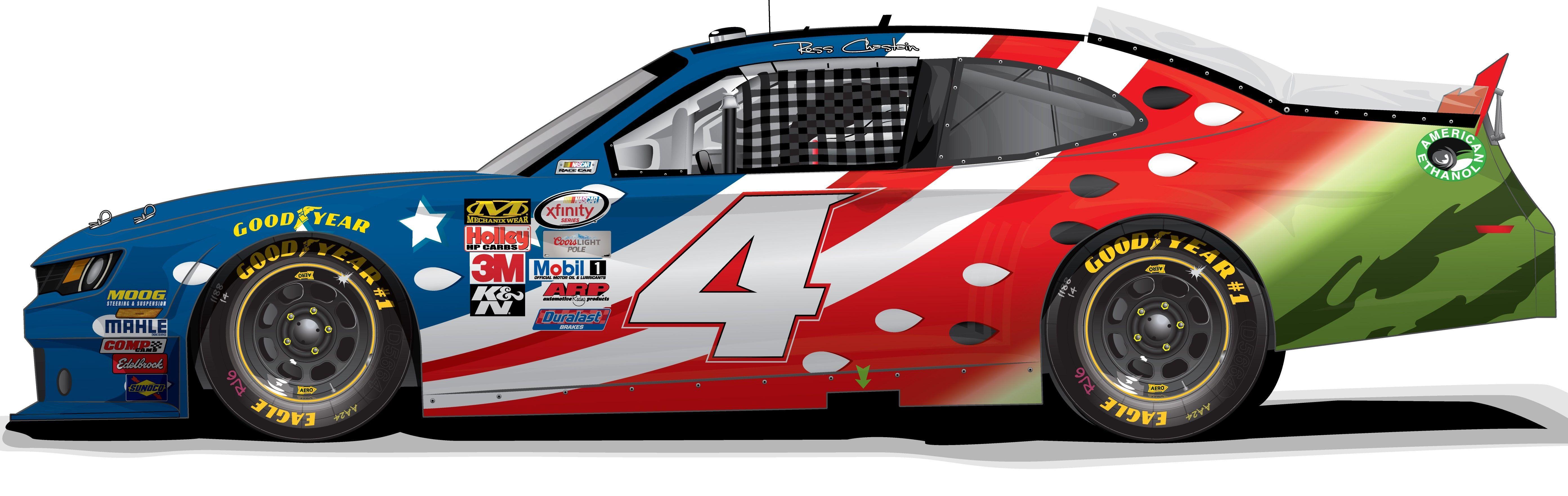 Red and White Race Logo - Red, white, blue and watermelons to decorate race car | Celebrations ...