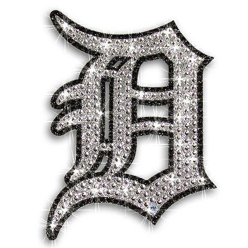 Detroit Logo - Detroit Tigers Bling Logo Adhesive Decal