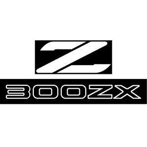 Black Z Logo - 2x CUSTOM MADE COLLECTIBLE NISSAN 300ZX & Z LOGO MAGNETS BLACK twin ...