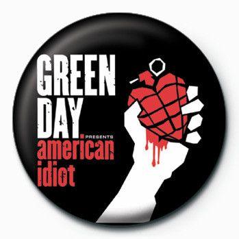 American Idiot Green Day Logo - Green Day (American Idiot) Badge | Button | Sold at EuroPosters