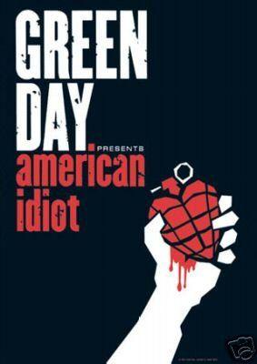 American Idiot Green Day Logo - Amazon.com: Green Day Poster Group American Idiot - 24x36: Prints ...