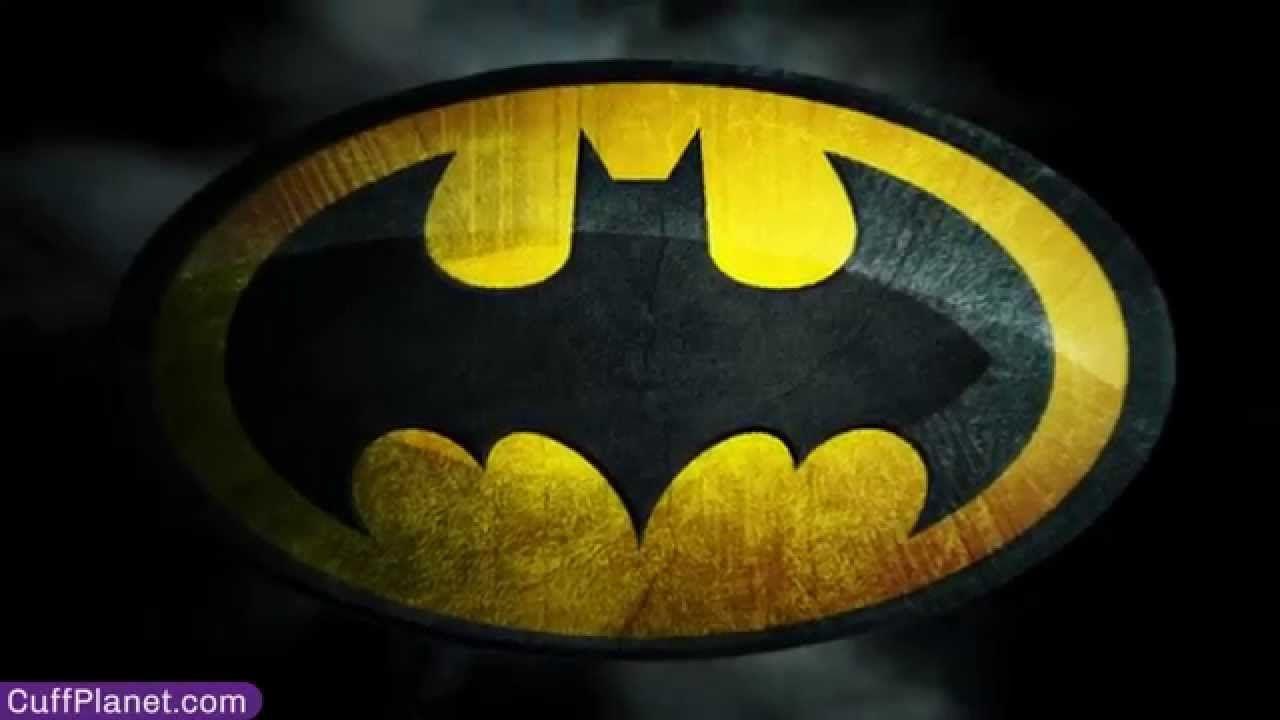 Cool Batman Logo - Batman Cufflinks Black Yellow Logo - CuffPlanet 