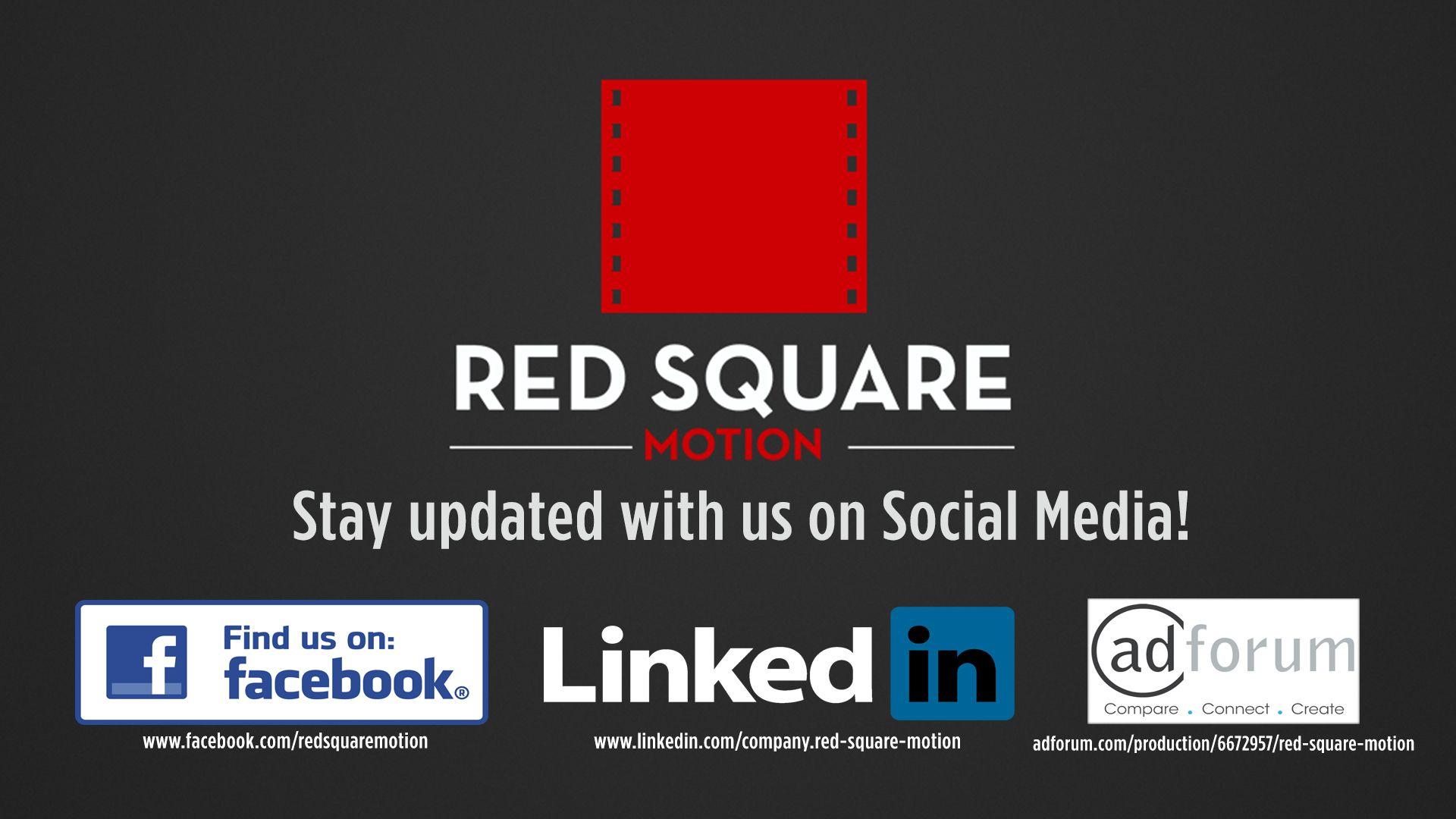 Red Square Company Logo - Stay Updated with us on Social Media! - Red Square Motion - Adforum.com