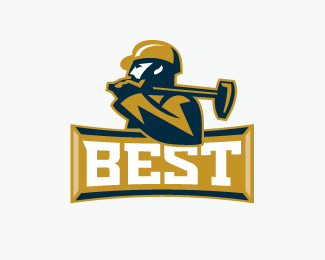 Best Construction Logo - Best Construction Designed