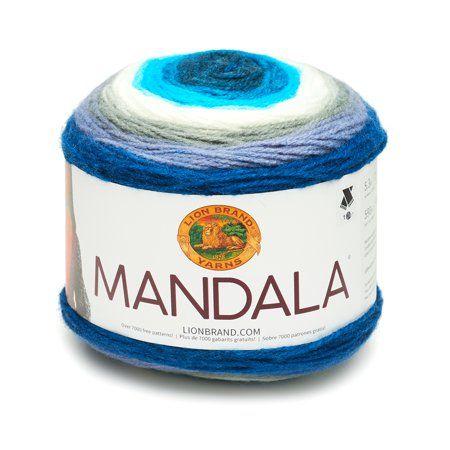 Lion Brand Yarn Logo - Lion Brand Yarn 525-223 Mandala Mermaid Fashion Yarn - Walmart.com
