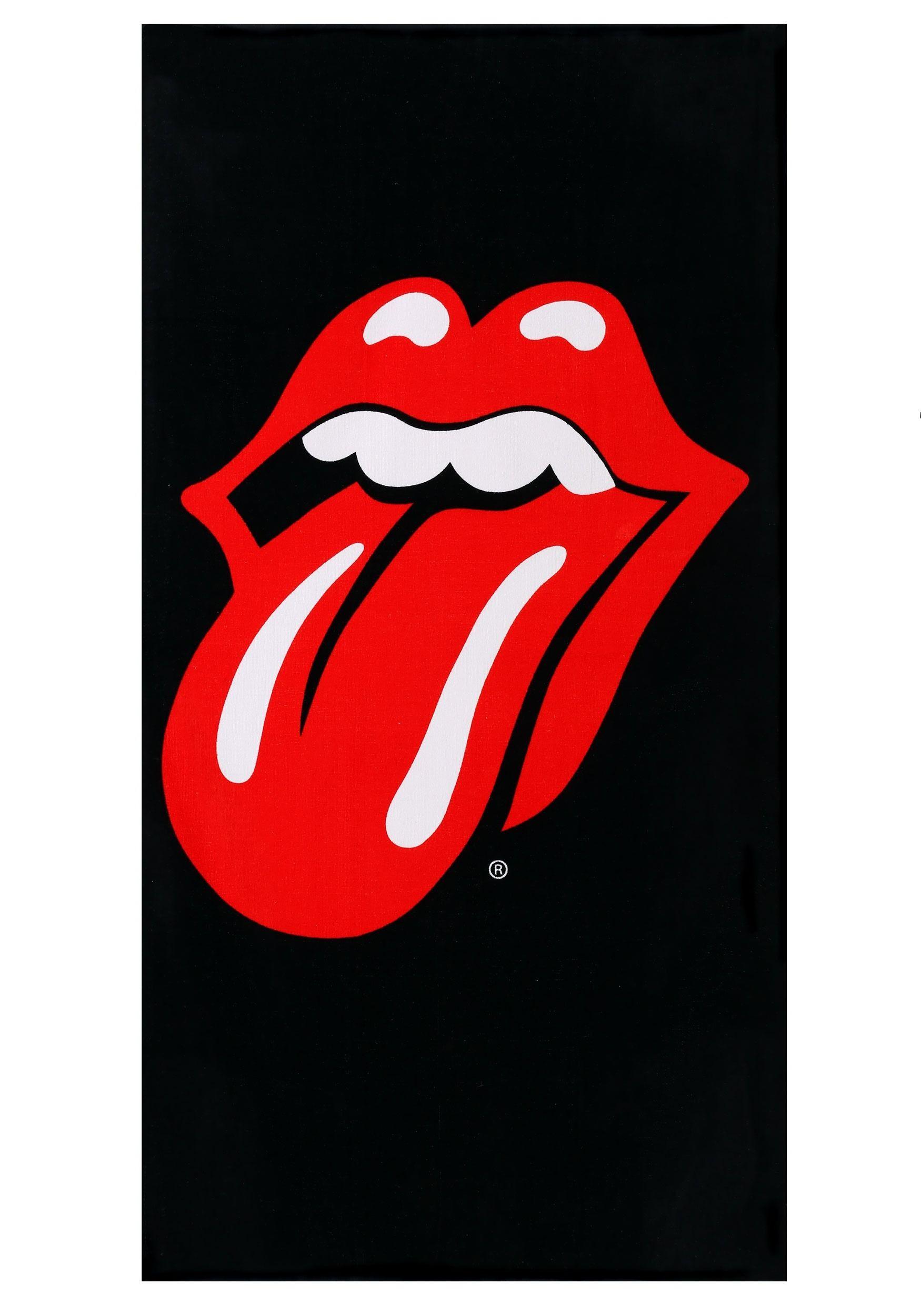 Rolling Stones Logo - Rolling Stones Tongue Logo Beach Towel