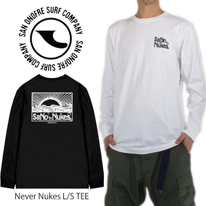 American Surf Company Logo - PLAYERZ: San Onofre Surf Company Logo T Shirt Long Sleeves T Shirt