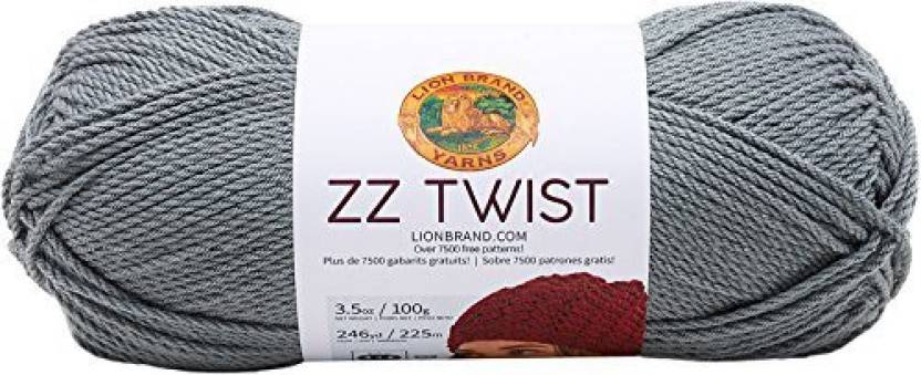 Lion Brand Yarn Logo - Lion Brand Yarn 763-149 Zz Twist Yarn, Grey - 763-149 Zz Twist Yarn ...