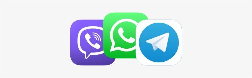 Viber Whats App Logo - Viber Whatsapp Telegram Png - Viber Whatsapp Telegram Icons ...