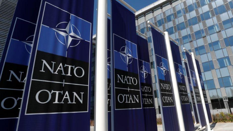 Nato Logo - Divided by Trump, NATO seeks unified front against Russia