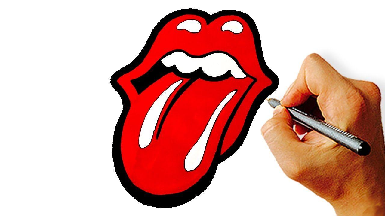Rolling Stones Official Logo - How to Draw the Rolling Stones - Mick Jagger Logo - YouTube