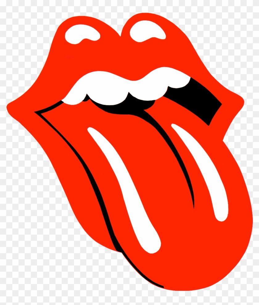 Rolling Stones Logo - Lips Clipart Rolling Stones Stone Logo Png