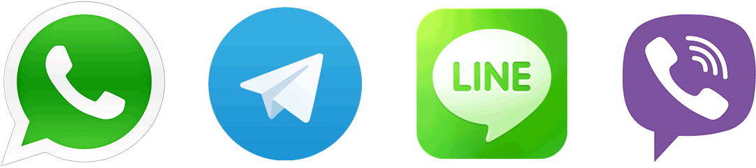 Viber Whats App Logo - Viber whatsapp telegram png 5 » PNG Image