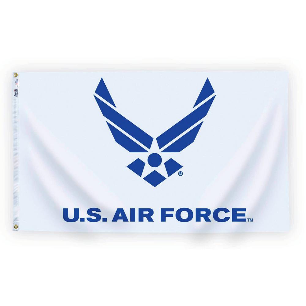 Blue Wings Logo - Annin Flagmakers 3 ft. x 5 ft. U.S. Air Force Blue Wings Logo Armed