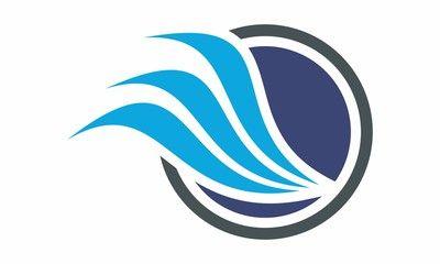 Blue Wings Logo - wings Logo