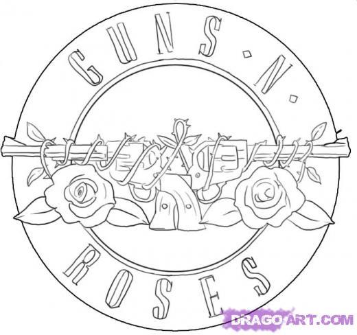 Tattoo Guns and Roses Logo - Tattoo Blog: guns n roses tattoos