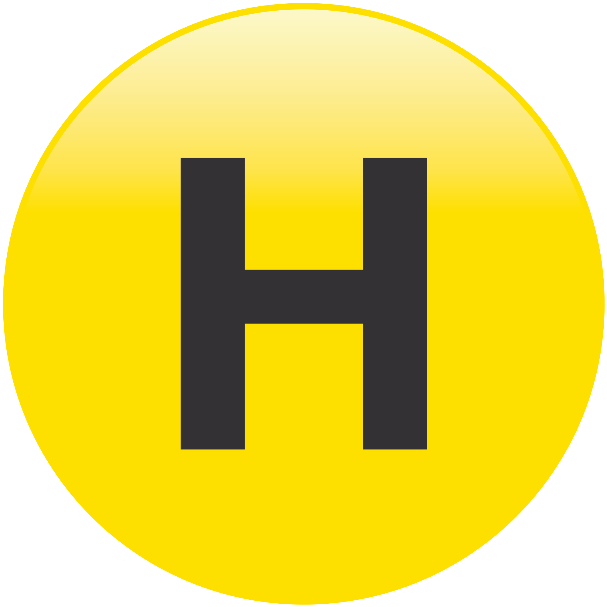 Yellow H Logo - Línea H (SBASE).svg