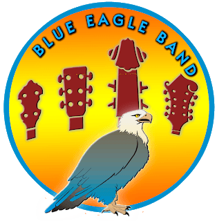 Yellow and Blue Eagle Logo - Blue Eagle Band