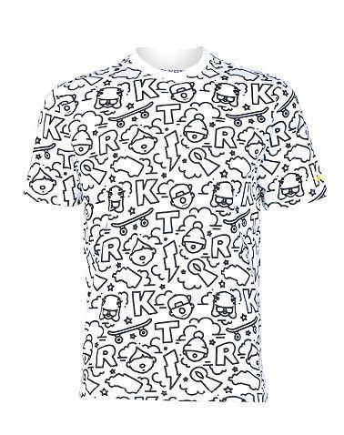 Trukfit the Crew Logo - TRUKFIT Printed Logo Tee All Over Graphic Logo Print Crew Neck Style