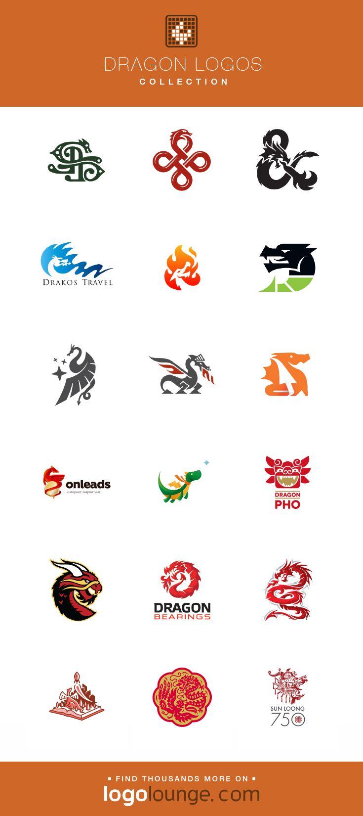 Vec Car Logo - Logo Collection : Dragon vector logo designs. Stylized serpents ...