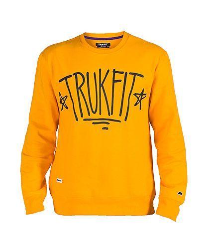 Trukfit the Crew Logo - TRUKFIT Crew sweatshirt TRUKFIT logo lettering on front Long sleeves