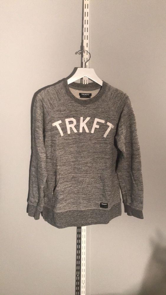 Trukfit the Crew Logo - Trukfit Gray Crew Neck Sweater #fashion #clothing #shoes