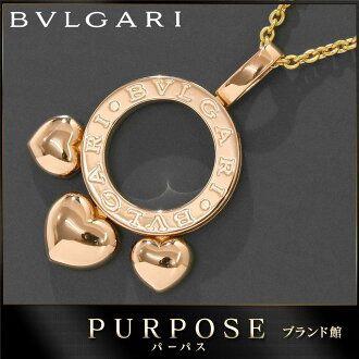 Gold Heart Logo - Purpose Inc: Bulgari BVLGARI Allegra Necklace 38 45cm K18PG 18 Karat