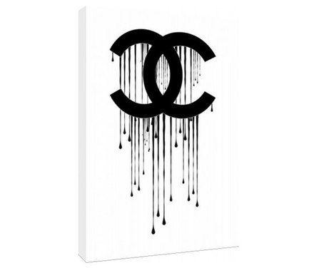 Dripping Chanel Logo - CUSTOMIZEABLE DRIPPING CHANEL LOGO CUSTOM FASHION BY TYPEANDSTYLE on ...