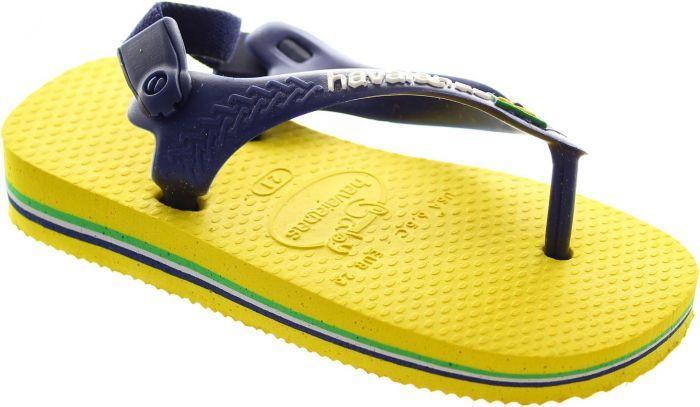 Yellow H Logo - Havaianas. Yellow H. Baby Brasil Logo Sandals. £7.67