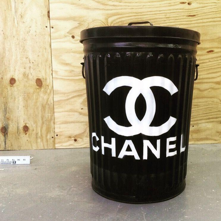 Custom Chanel Logo - Custom Chanel Trash Can by Humphrey Industries x Plutonium™ Paint ...