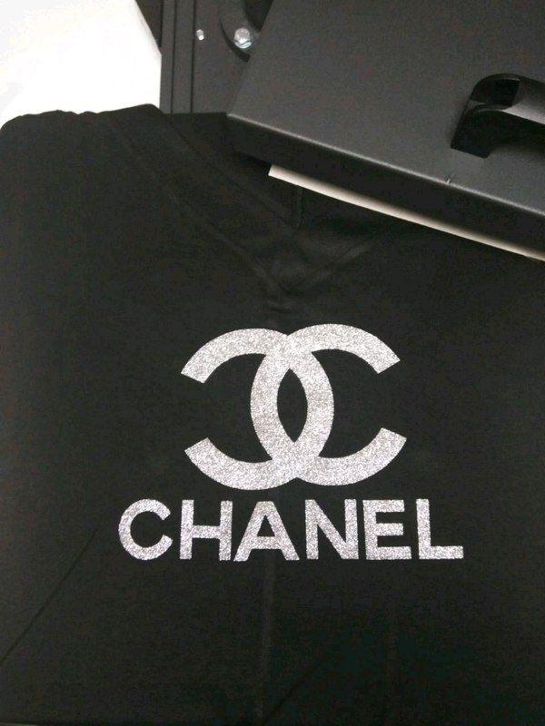 Custom Chanel Logo - Used Custom Chanel v neck for sale in Atlanta - letgo