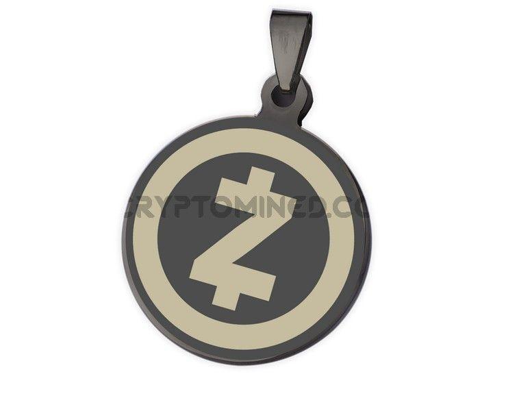 Zcash Logo - ZCash Black QR Wallet Pendant for Necklace - $11.99 : Cryptomined.com