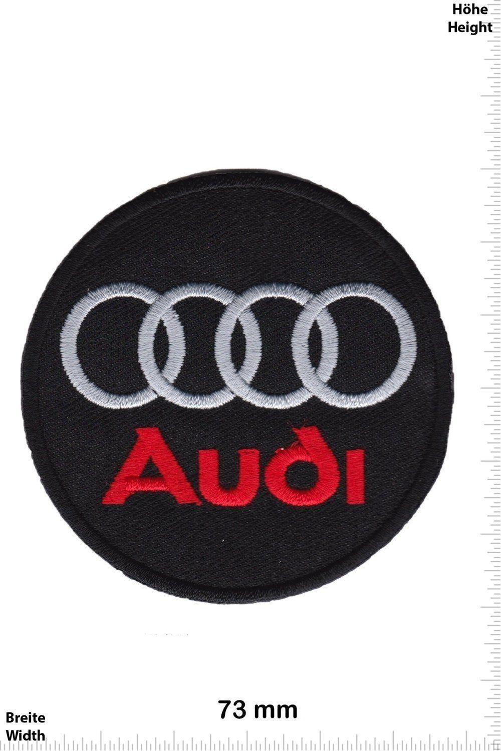 Round Silver and Red Logo - Patch-Audi Red / Silver / Red / Silver Round MOTORSPORT- Motorsport ...