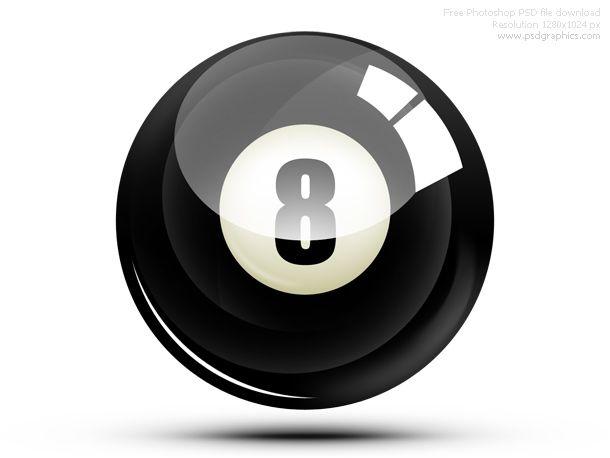 Black Sphere Logo - Black ball template PSD