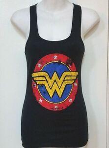 eBay Original Logo - Marvels Original Logo WONDER WOMAN Women's Black Tank Top