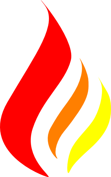 Red- Orange Yellow Logo - Red Orange Yellow Flame Clip Art Clip Art