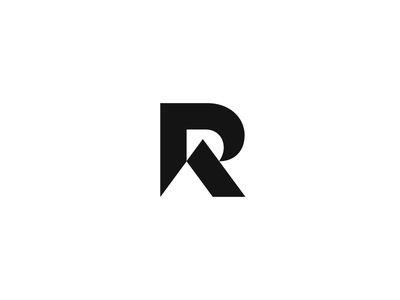 White R Logo - R / Mountain / V 2 | Letter R | Logos, Logo design, Creative logo