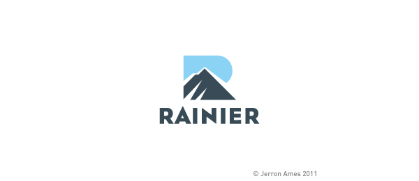 R Mountain Logo - 50+ Creative Mountain Logo Designs Showcase - Hative